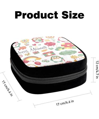 GIAPB Period Bag- Sanitary Napkin Storage & Makeup Pouch, Animals Bird Color1070 - Buy Online on GoSupps.com