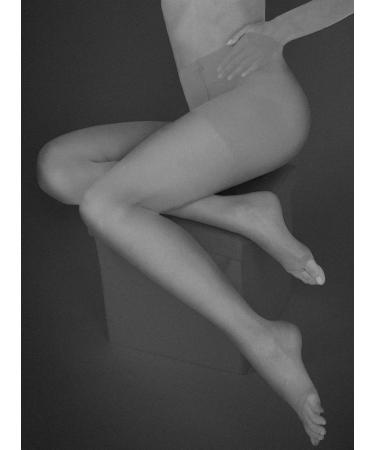 Sarah Borghi Women's Plus Size 15 Den Tights - Open Toes Thigh Anti-Rubbing Made in Italy - 3XL Camel - Buy Online on GoSupps.com