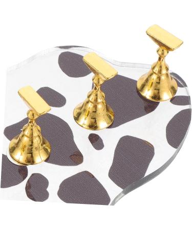 SOESFOUFU Fake Nail Stand 2 Sets Palette nail holder for press on nails bracket false nails supplies base artificial nails display holder nail display stand the cow manicure nail - Buy Online on GoSupps.com