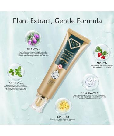 Scar Removal Cream - 30g - Fade Scars, Stretch Marks & Burns - Moisturizing Facial Skin Repair Treatment - Buy Online on GoSupps.com