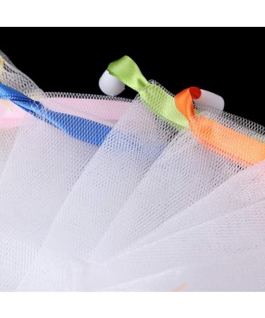 Zaagot Soap Foaming Mesh Bags Set of 10Nylon Mesh Drawstring Bag Pouches for Shower Face Washing Easy to Bubble - Buy Online on GoSupps.com