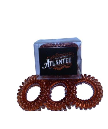 Atlantee Violet Spiral Hair Tie - Ideal Hairstyle & Chic Bracelet - Bright Colorful Perfect Hold for All Activities - Buy Online on GoSupps.com