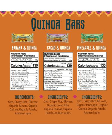 Wipala Protein Bars - Vegan Gluten-Free Nut-Free Non-GMO - 12 Pack Variety with Quinoa & Andean Lupin | International Shipping Available - Buy Online on GoSupps.com