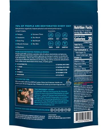 DripDrop Hydration Electrolyte Powder Packets - Hot Classics Variety Pack - 16 Count Spiced Apple Cider, Hibiscus, Honey Lemon Ginger, Decaf Green Tea - Buy Online on GoSupps.com