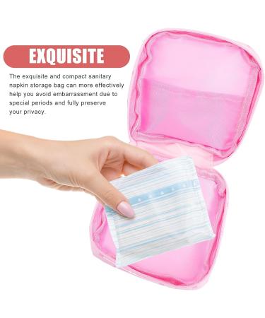 Healvian Outdoor Decor Napkin Storage 2pcs - Cute Cartoon Menstrual Pad Holder & Tampon Pouches for Women - Feminine Pad Disposal Bags - Buy Online on GoSupps.com