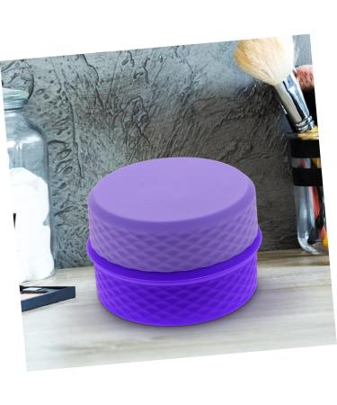 Beavorty 1 Set Cream box face makeup cream jar travel empty cream jar empty sample container empty container cream jar with spoon salve jar purple Miss Storage Box lips Silica gel 6.5X6.5X4.5CM Purple - Buy Online on GoSupps.com