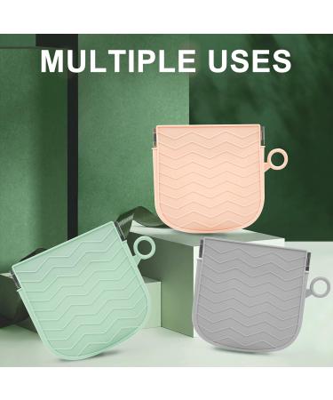 Silicone Retainer Case - Portable Orthodontic Box for Braces Aligners & Mouth Guards - Slim Design with Vent Holes - Ideal for Travel - Grey - Buy Online on GoSupps.com