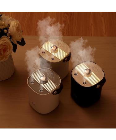Portable Cool Mist Humidifier 1.2L - Auto Shut-Off with Warm Night Light - Dual Nozzle Design - Bedroom, Travel, Office - Blue - Buy Online on GoSupps.com