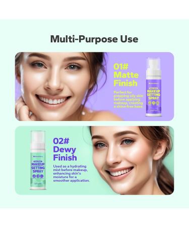 Makeup Setting Spray (4.06 Fl Oz) Dewy Finish Setting Spray for Makeup Hydrating Makeup Setting Spray for Long Lasting Glow Dewy Look Setting Spray for All Skin Types - Buy Online on GoSupps.com