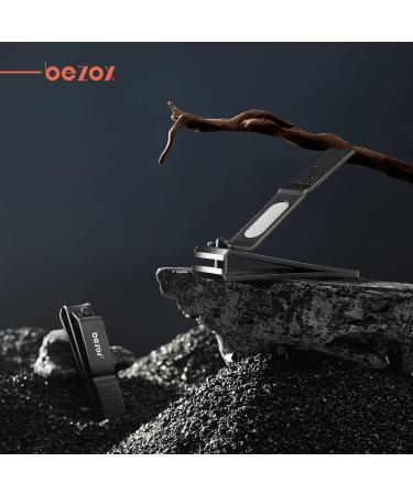 BEZOX Wide Jaw Nail Clipper Set - 2 Pcs Premium Stainless Steel Toenail & Fingernail Clippers - Buy Online on GoSupps.com