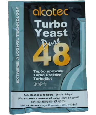 Alcotec Levure Turbo 48 heures | Levure de bi re en poudre | Levure de vin pour la fabrication de vin | Levure s che instantan e | Levure nutritionnelle | 135 g (3 paquets) - Buy Online on GoSupps.com