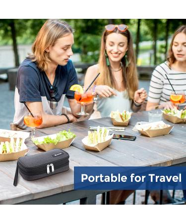 AUVON Insulin Cooler Travel Case with Ice Packs - Portable Diabetic Medication Cooler Bag for Insulin Pens and Glucose Monitor Supplies - Buy Online on GoSupps.com