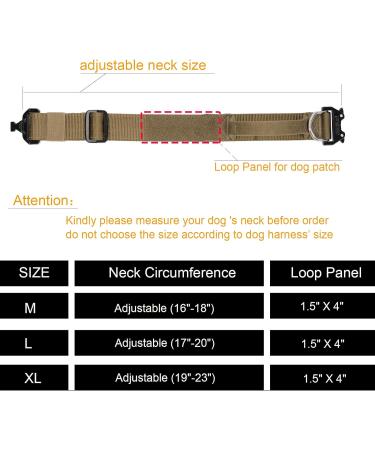 Icefand Tactical Dog Collar - Heavy Duty Training Collar with Handle - Large Reflective Black - Quick Release Metal Buckle - Nylon Webbing - Integrated D-Ring - Buy Online on GoSupps.com