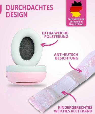 Klang Guard Hearing Protection for Children & Babies - Reliable Noise-Canceling Headphones for Active Families in Ros  - Buy Online on GoSupps.com