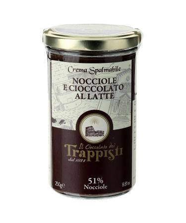 Milk Chocolate Hazelnut Spread 250 g Frattocchie Trappists