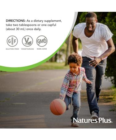 NaturesPlus Ultra Source of Life Liquid - 30 fl oz - Mango Pineapple Flavor - Multivitamin Supplement with Vitamin D3 and Lutein - Vegetarian Gluten-Free - 30 Servings - Buy Online on GoSupps.com