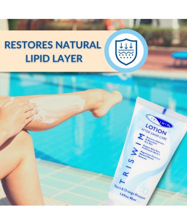 TRISWIM Skin Regenerating Body Lotion | After Swim Care | Magnesium Enriched | Moisturising After Pool Vegan Body Lotion For Swimmers (90ml) - Buy Online on GoSupps.com