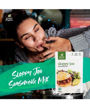 SImple Organic Sloppy Joe Mix | Certified Organic & Gluten-Free | 1.41 oz (Pack of 4) - Buy Online on GoSupps.com