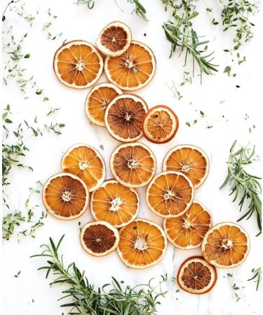 Dried Oranges - Premium Dehydrated Cocktail Garnishes - 20 Servings (70g Approx) - Buy Online on GoSupps.com