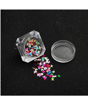 1 Box Nails Art Pretty Nail Art Flakes Glitter Sequins Sparkle Colorful Paillette Craft Diy Decorations - Buy Online on GoSupps.com