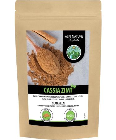 Premium Ground Cassia Cinnamon Powder - 100% Pure Vegan | 1kg (2.2lb) - Buy Online on GoSupps.com