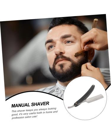 Angoily 2-Pack Straight Men's Razor - Premium Wooden Handle Shaver for a Close Comfortable Shave - Buy Online on GoSupps.com