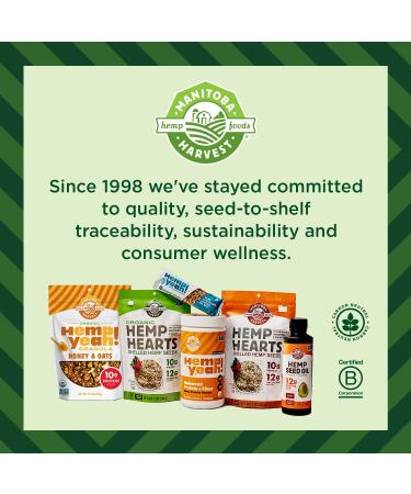 Manitoba Harvest Organic Ground Hemp Seed 7 oz - Plant Based Protein & Fiber - Non-GMO, Vegan, Keto, Paleo - Omega 3 & 6 for Smoothies, Oatmeal, and Baking - Buy Online on GoSupps.com