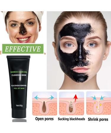 Blackhead Remover Mask | Activated Charcoal Peel Off Face Mask | Deep Cleansing & Purifying for All Skin Types - Buy Online on GoSupps.com