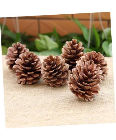 ABOOFAN 72 Pcs Xmas Pine Cone Ornaments Christmas Pine Cone Pine Cone Decorations Pine Needles Natural - Buy Online on GoSupps.com
