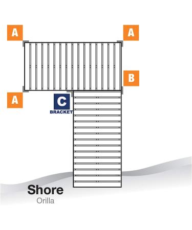 Tommy Docks Inside 2-Way Corner Bracket - Steel Boat Dock Hardware & Accessories - Buy Online on GoSupps.com