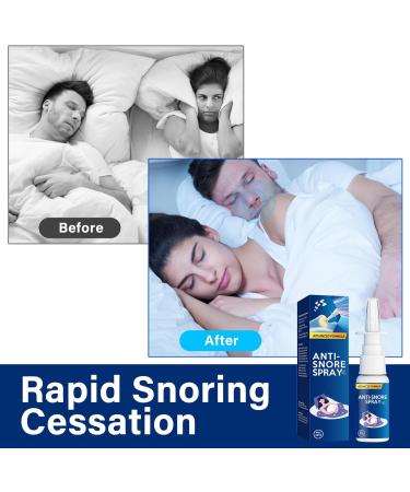 Effective Anti-Snoring Spray - Safe Snore Relief Solution for Better Breathing & Sleep | 30 mL - Blue - Buy Online on GoSupps.com