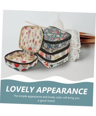 Healeved 12 STK Women's Hygiene Disposal Bags - Strawberry Napkins & Cotton Laminated Aunt Towels - Perfect for Travel & Organization - Buy Online on GoSupps.com