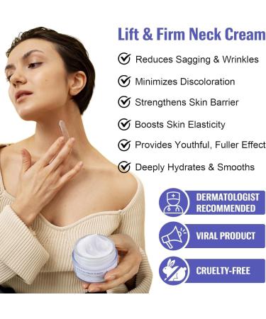 Neck Firming Cream Anti-Aging Neck Creams Anti-Wrinkle Skin Firming Fine Texture For Fine Lines Loose Skin Neck Line Moisturizing Anti-Wrinkle - Buy Online on GoSupps.com