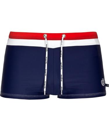 Buy Bugatti Modern Men's Swim Shorts - Navy Blue/Red Contrast Waistband - Stylish Swim Pants for All Occasions - Buy Online on GoSupps.com