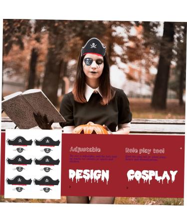 Beavorty 24 Sets Pirate Hair Blindfold Halloween Pirate Hats Pirate Performance Props Pirate Accessories Pirate Party Costume Prop Prom Suits Pirate Costume Cosplay Accessories Cloth - Buy Online on GoSupps.com