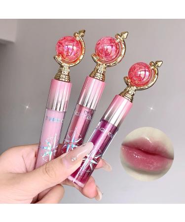 2 Pack Moisturizing Lip Gloss Waterproof Long Lasting Lip Gloss for Girls - Buy Online on GoSupps.com