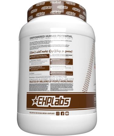 EHP Labs OxyWhey Whey Protein Isolate Powder - 25g of Whey Isolate Protein Powder Meal Replacement Shake Sugar Free Protein Powder - 27 Serves (Chocolate Caramel) - Buy Online on GoSupps.com