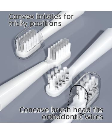 Y-Kelin Orthodontic Electric Toothbrush for Braces - Sonic Toothbrush with Replacement Heads 5 Modes Soft Bristle IPX7 Waterproof - Ideal for Braces Care - Buy Online on GoSupps.com