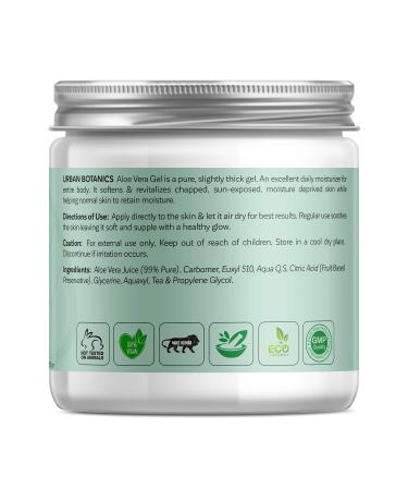 Pure Aloe Vera Skin & Hair Gel with Vitamin E | Paraben Free 6.76 Fl Oz - Nourish & Hydrate Naturally - Buy Online on GoSupps.com