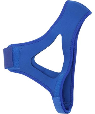 Buy Adjustable Anti-Snoring Chin Strap - Breathable Jaw Support Belt (Blue) for Better Sleep | International Shipping Available - Buy Online on GoSupps.com