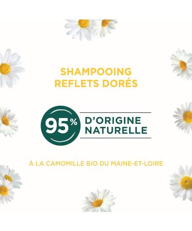 Natur Moi - Golden Highlights Shampoo - Hair Care for Blonde Hair - Sulfate-Free Shampoo - Revives Highlights - Organic Chamomile - 95% Natural Origin - 250 ml - Made in France - Buy Online on GoSupps.com