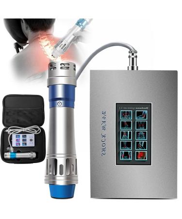 Muscle massage gun shock wave therapy device for pain relief massage device for back shoulder and body pain relief portable extracor poral ED treatment device
