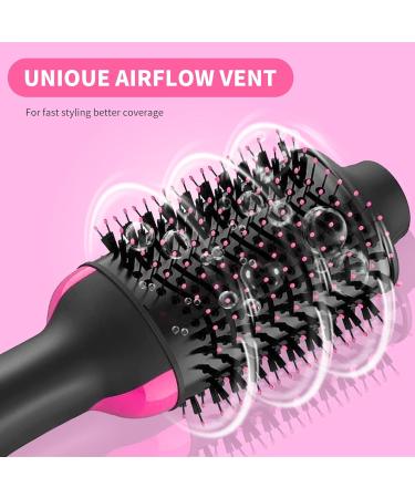 Hot Air Brush Dryer - 3-in-1 Styler 1200W Ionic Technology Ceramic Coated Volumizer with Cool Shot - Perfect for International Shipping - Buy Online on GoSupps.com