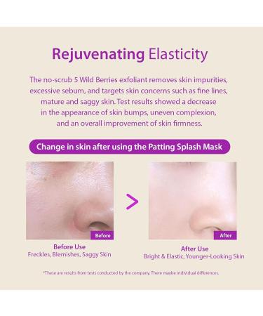 Blith Patting Splash Mask - Rejuvenating Face Peeling with Castor Oil & Glycolic Acid for Dry Skin | K-Beauty Elasticity & Tightening | 150ml International Shipping - Buy Online on GoSupps.com