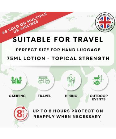 THEYE Mosquito Repellent Cream - Extra Strong Tropical Strength | 100% Natural Deet Free | Safe for Adults, Children & Environment | 75ml - Buy Online on GoSupps.com