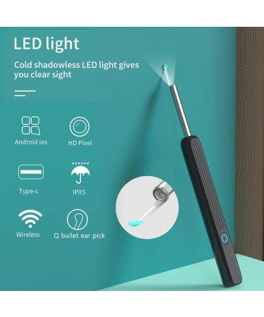 Wireless Otoscope Earwax Removal Tool | HD WiFi Ear Endoscope with LED Scope | Ear Camera Visual Light | Ear Wax Remover - Buy Online on GoSupps.com