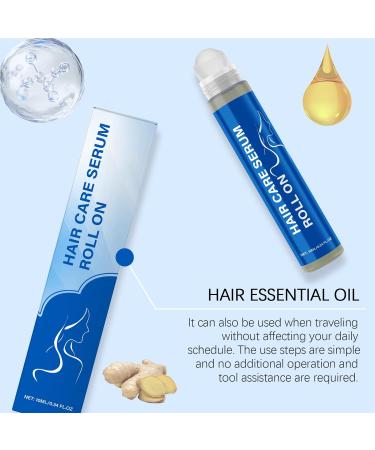 Nourishing Hair Oil Makes Smooth & Soft Oil Roller NonGreasy Roller Portable 10ml Hair Care for Home Men with Damaged Hair Women with Hair Breakage and Travel - Buy Online on GoSupps.com