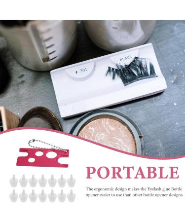 NOLITOY Eyelash Tool Set: Lash Oil Adhesive Remover & Glue Rings - Perfect for Grafting - 5.9x2.6CM - Buy Online on GoSupps.com