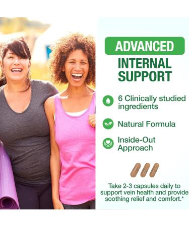 Buy HemRid Plus Advanced Herbal Comfort Formula - 90 Veggie Capsules with Horse Chestnut & Witch Hazel | Enhanced Comfort & Wellness - Made in USA - Buy Online on GoSupps.com