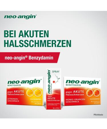 Neo-Angin Benzydamin Spray for Acute Sore Throat - Anti-Inflammatory Decongestant Sugar-Free 2 x 30 ml | Effective Relief for Adults & Children - Buy Online on GoSupps.com